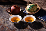 100g Yunnan Old Tea Tree Puer Tea Cakes Shen Pu'er Tea Cake Raw Pu-erh Green Tea