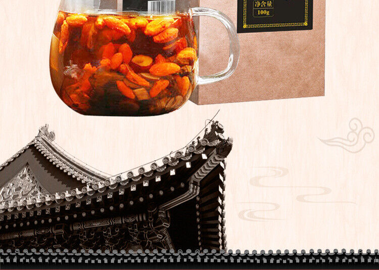Du-Zhong Flower Tea with Gourd Root & Polygonatum, Bozhou Tea