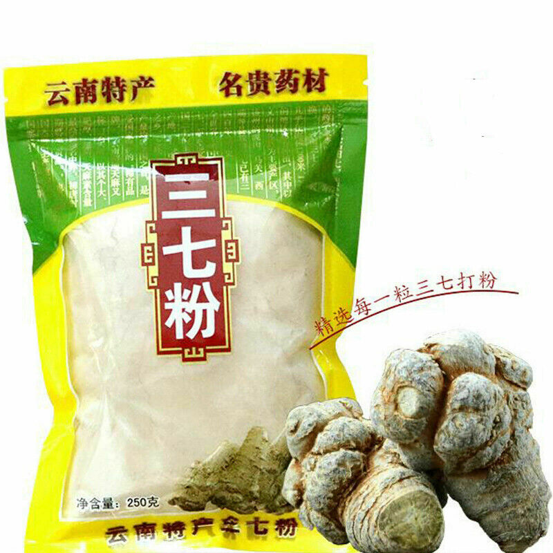500g Organic Radix Panax Notoginseng Sanqi Powder Yunnan Pure Natural Herbal Tea Secondary image