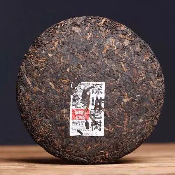 Lao Tong Zhi Brand Pu'er Cooked Tea Cake Deep Mountain Old Tree Shu Puerh Tea