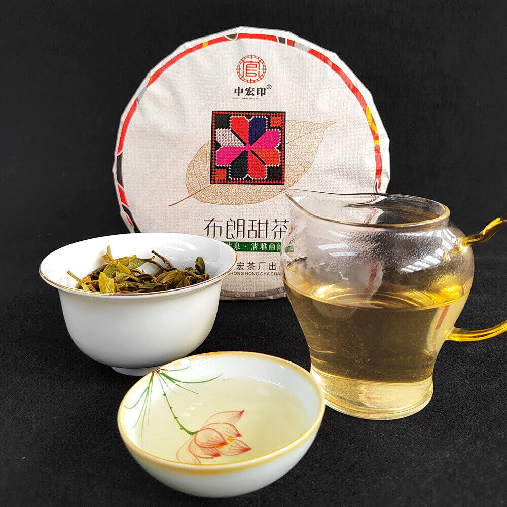 357g Yunnan Pu-erh Raw Tea Cake Brown Sweet Tea Seven Seed Cake Tea