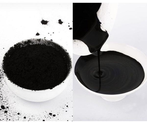 Bamboo Charcoal Powder Natural Black Pigment Edible Plant Charcoal Black,
