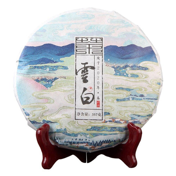 2022 Ancient Tree Puer Tea Cloud-like White Beauty Raw Puerh Tea 357g