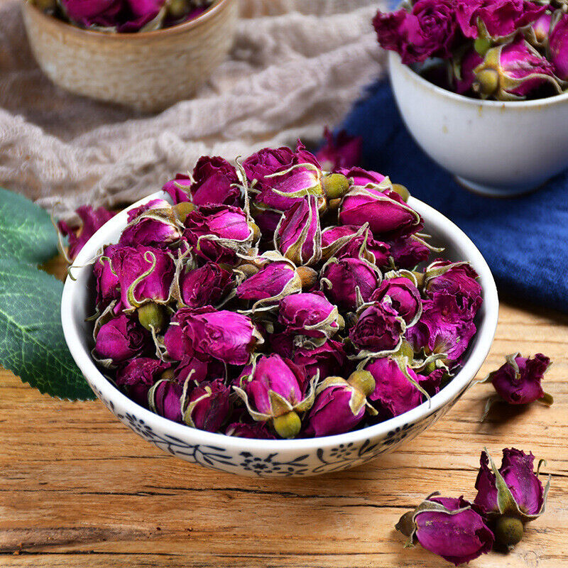 Rose Tea Pingyin Rose Tea Leaves Red Rose Herbal Tea 50g*2 平阴玫瑰花茶 Secondary image