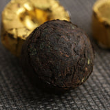 500g Pu-erh Tea Aged Pu-erh Ripe Tea Glutinous Aroma Small Golden Tuo (RX)