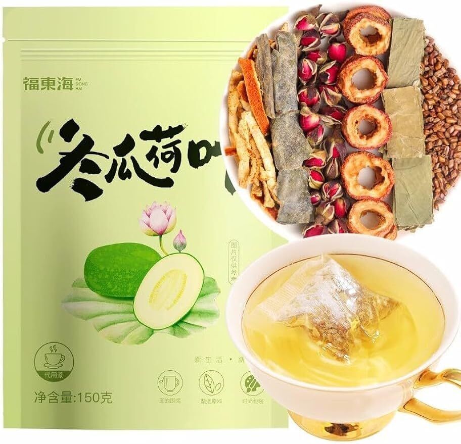 150g/5.3oz 5g* 30 tea bags mixed with lotus leaves, cassia seeds, orange peel Main image