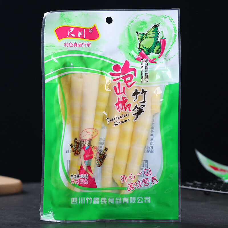 Snack Ready-to-Eat Crunchy Individual Packs Sichuan Pickled Bamboo Shoots Main image