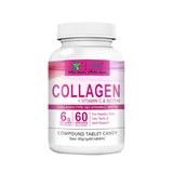Collagen Vitamin C Biotin Tablets for Healthy Skin Hair Nail 60tablets/bottle