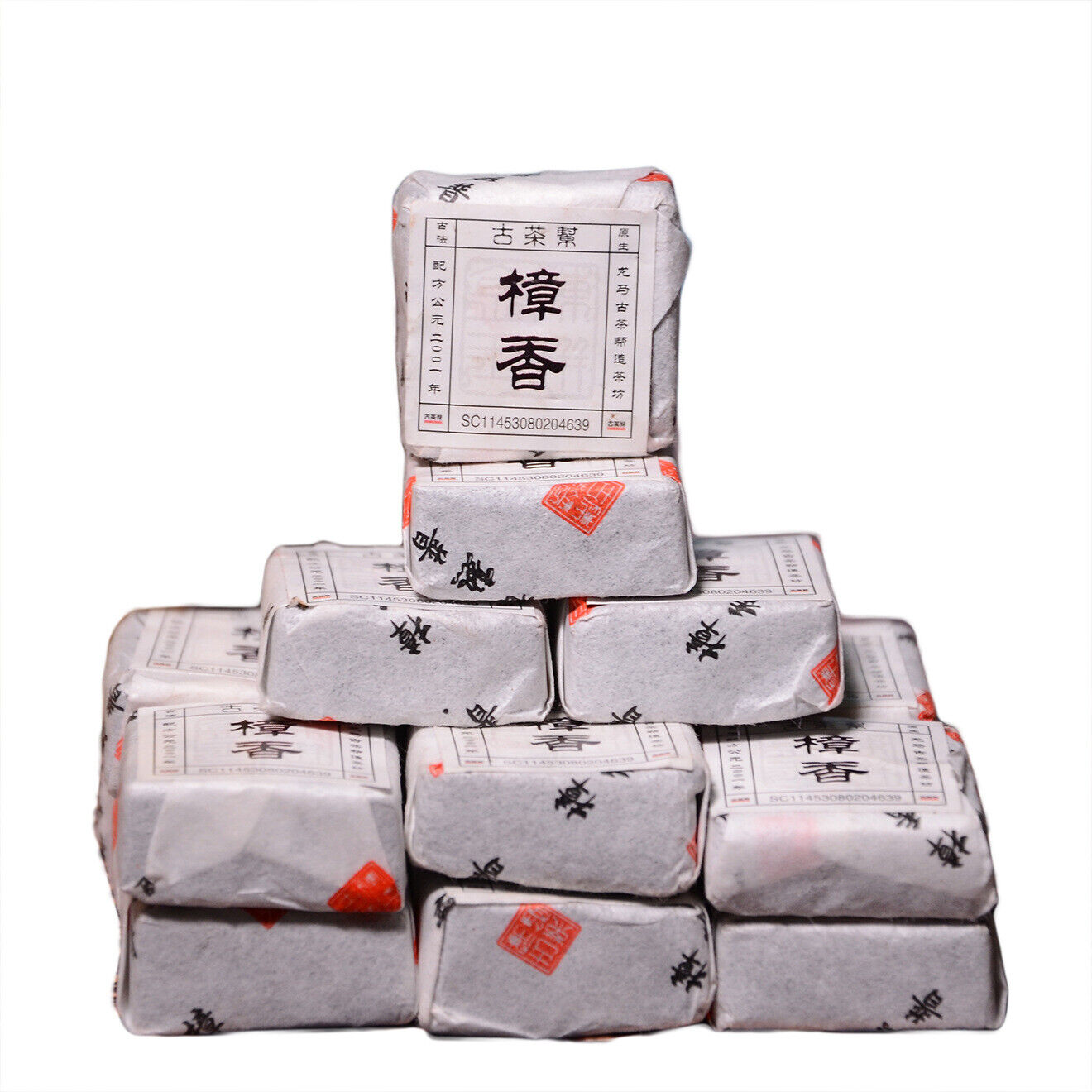500g camphor puerh ripe tea small square brick Yunnan mini small tuo Menghai tea Main image