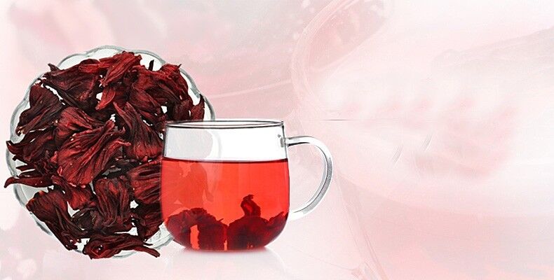 Organic Hibiscus Tea Roselle Tea Natural Flower Scented Tea Fit Detox Herbal Tea