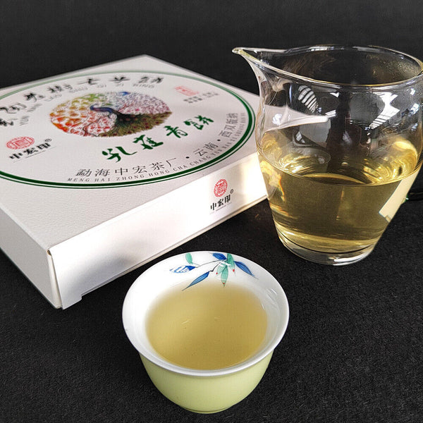357g Pu'er Tea Green Cake Raw Tea Cake Icelandic Old Tree Pu'er