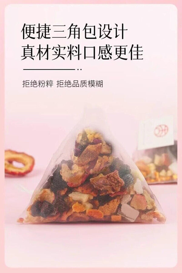 Plum Hawthorn Apple Rose Mulberry Tangerine Peel Herbal Fruit Tea Blend
