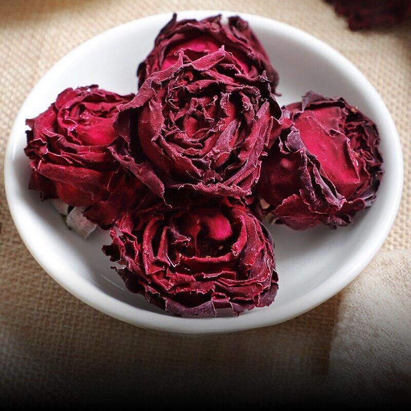 Genuine Premium Scented Tea Women's Soaked Tea Premium Ink Red Rose Corolla