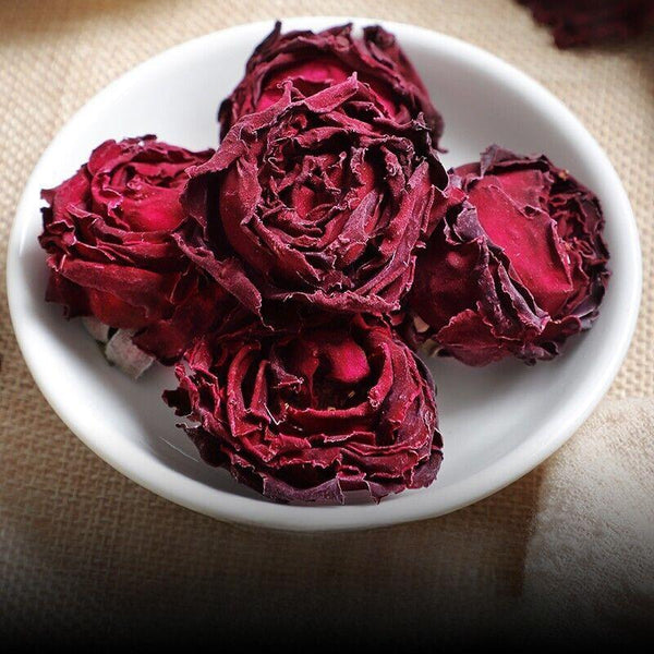 Genuine Premium Scented Tea Women's Soaked Tea Premium Ink Red Rose Corolla