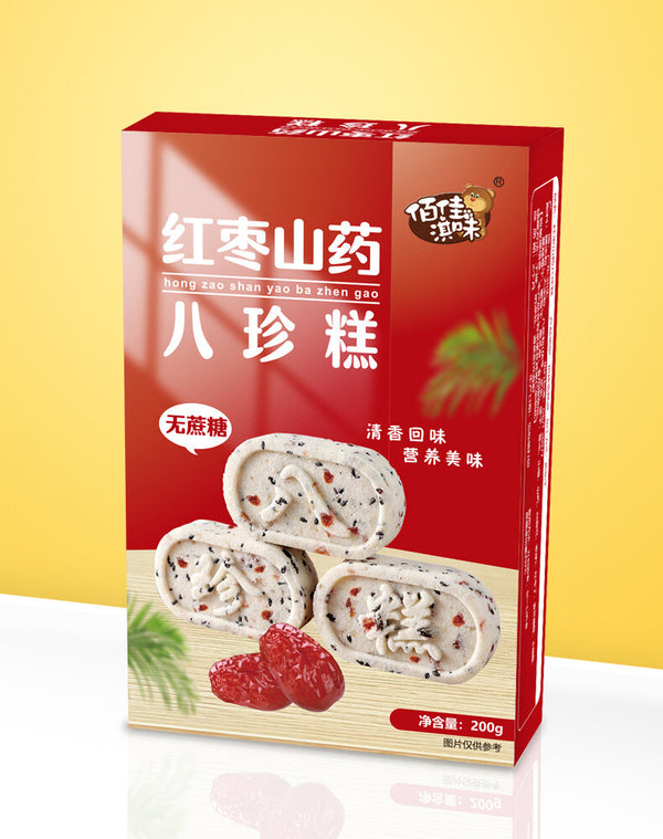 Sucrose-free Red Dates Yams Eight Treasures Cakes  Snacks Meal Replacements