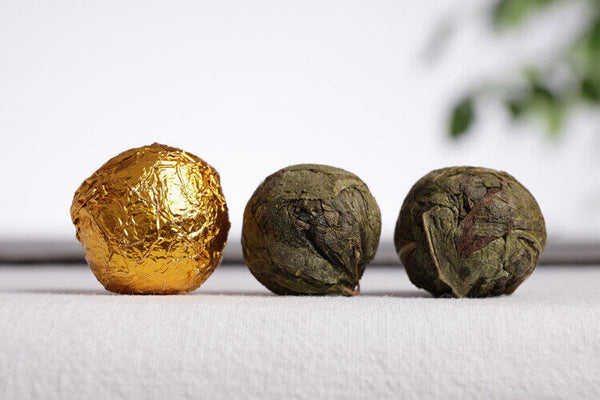 Yunnan Puerh Tea Raw Tea (Tin) Gold Leaf Dragon Ball 500g loose tea