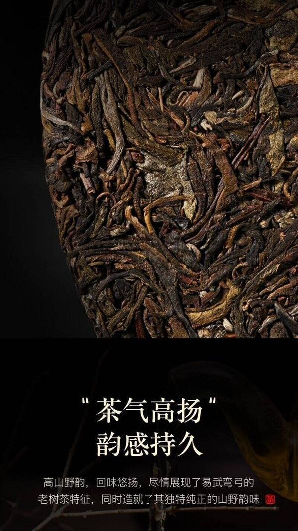 Yunnan Yiwu Bent Bow Puerh Tea Raw Tea Ancient Tree Tea Seven Cakes 357g