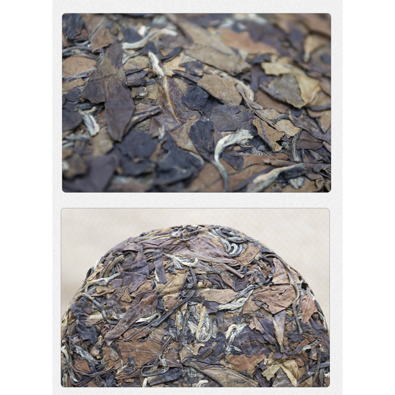 White Tea Fuding White Tea Shou Mei Tea Cake Gift Tea100g*3 Alpine Sun Date