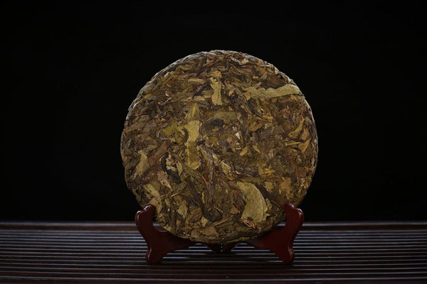 Lao Banzhang Golden Leaf Yellow Tablet Tea Yunnan Pu'er Tea Raw Tea 357g/12.59oz