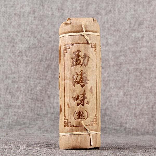 200g Pu'er small tea column tea cake Ripe Tea Fermented craft tea Health Care
