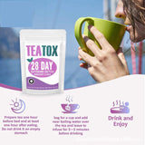 28 Day Detox Slim Flat Tummy Tea Bags Organic Herbal Tea