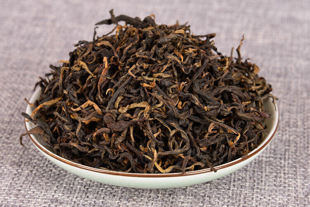 500g Yunnan Fengqing Black Tea Two Leaves Mao Feng Dian Hong Kung Fu Black Tea