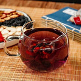 Natural Ginseng Mulberry Black Goji Berry Red Date Dried Health Tea -100g