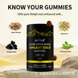 Reine Himalaya-Shilajit-Fruchtgummis zur Immununterstützung mit Ashwagandha