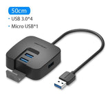 USB Hub 3.0 Multi USB Splitter 4 Port for USB Flash Drive Mouse Xiaomi Adapter