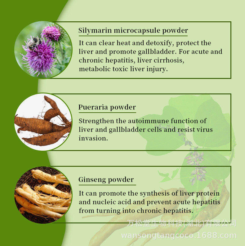 Silymarin Pueraria Mirifica Leber Pillen Tabletten heißer Verkauf