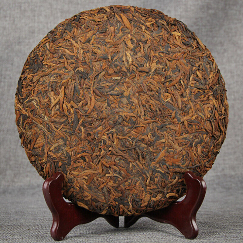 Spring Black Tea Pu-Erh Ripe Tea Emperor Golden Cake Single Bud Pu'er Tea 357g