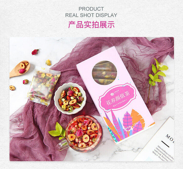 Rose Luoshen Wholesale Flower Tea Chrysanthemum Red Date Sliced Flower Tea