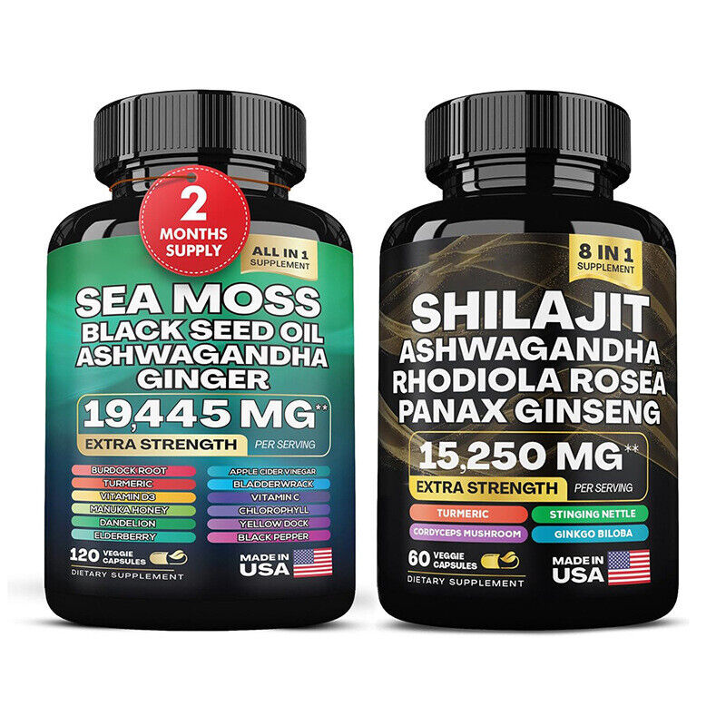 Seaweed Capsules sea moss  60 capsules Main image
