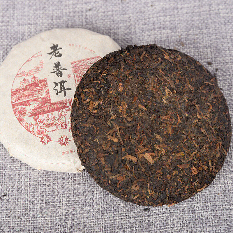 Yunnan Tea  Ripe Puerh Tea 100g Old Puerh Ripe Tea Cake