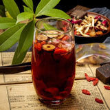 150g Herbal Tea with Ginseng Rose Ginger Longan Red Dates Brown Sugar