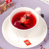 5 Red Herbal Tea Pyramid Bags Dates Beans Rice Mulberry Goji Wellness Blend