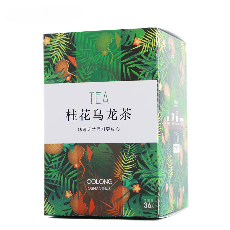 Osmanthus Oolong Tea Bag Soaking Flower Tea Triangle Tea Bag Cold Soaking Tea36g Secondary image