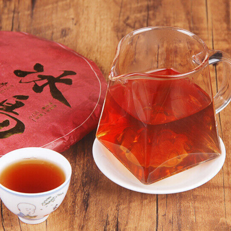 Spring Tea Icelandic arborvitae tea Ripe Pu'er Tea Cake Healthy Tea 357g/12.59oz