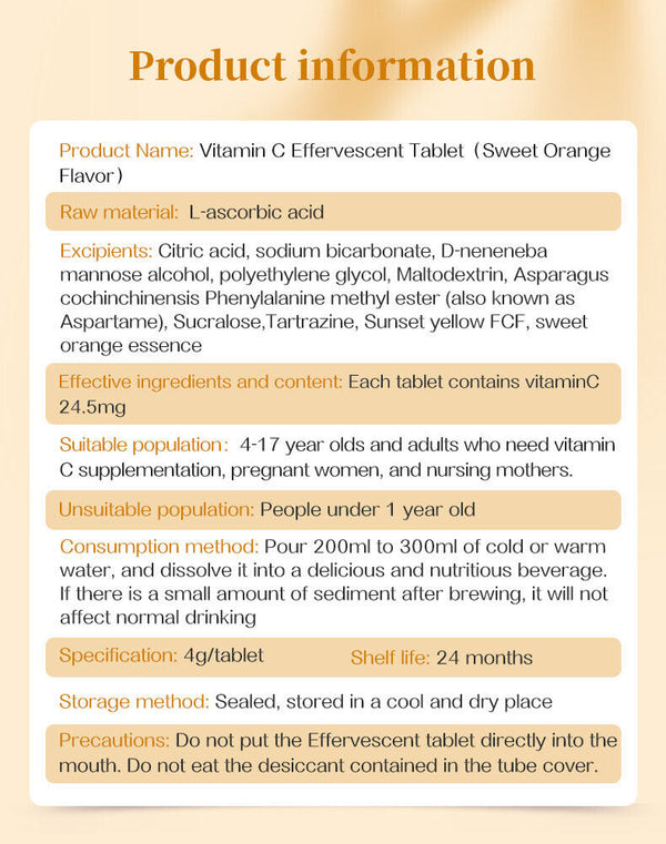 Winstown MULTIPLE V EFFEAVESCENT TABLET VC CaFeZnSe ZINC