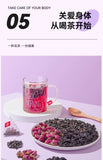 Black Goji Mulberry Rose Herbal Tea Blend Women's Wellness Vitality Booster