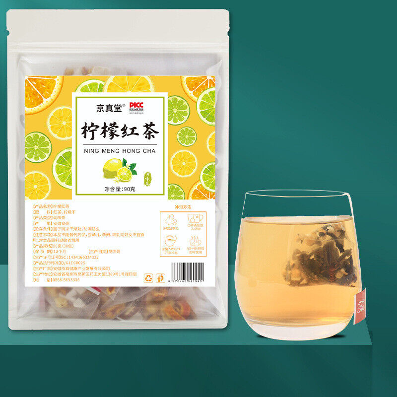Lemon Black Tea 30 Bags Triangle Pack Fruit Tea 3g Healthy Blend Main image