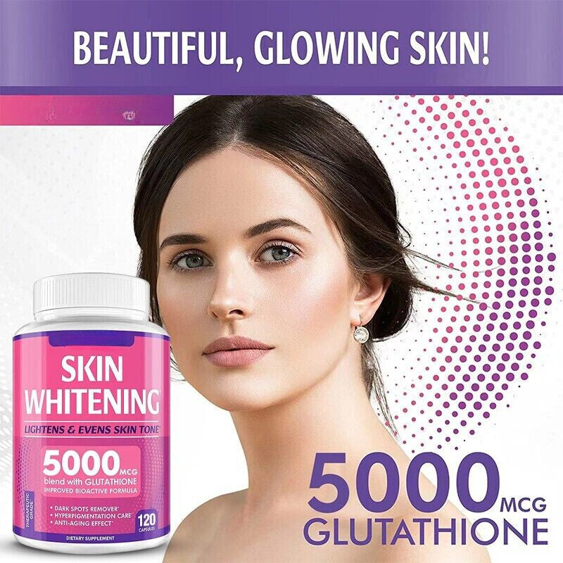 Skin Whitening Capsules - L-Glutathion - Aufhellung, Antioxidans, Anti-Aging