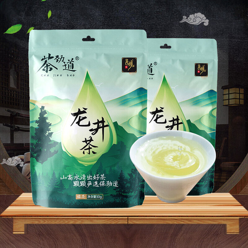 Mingqian Longjing Tea New Tea Bagged Loose Tea Fragrant Green Tea 30g