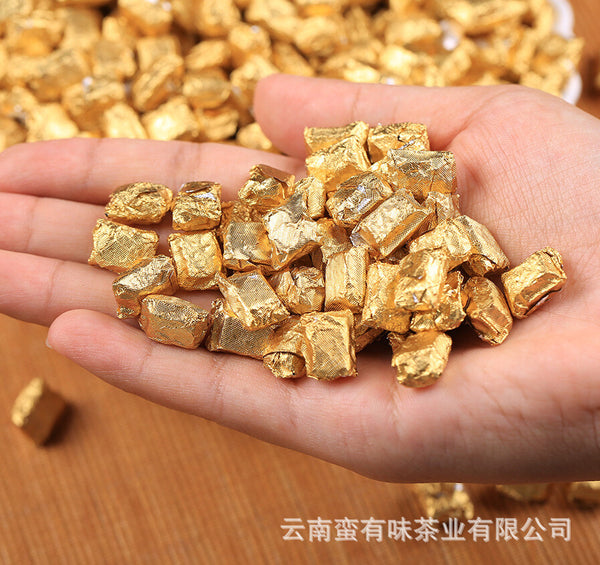 Longyin Pu'er Tea Paste Aged Pu'er Ripe Tea Instant Tea Square Tea Paste 500g