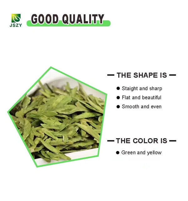 China Hangzhou Longjing Green Tea Leaves High Quality Organic Green Tea 250g
