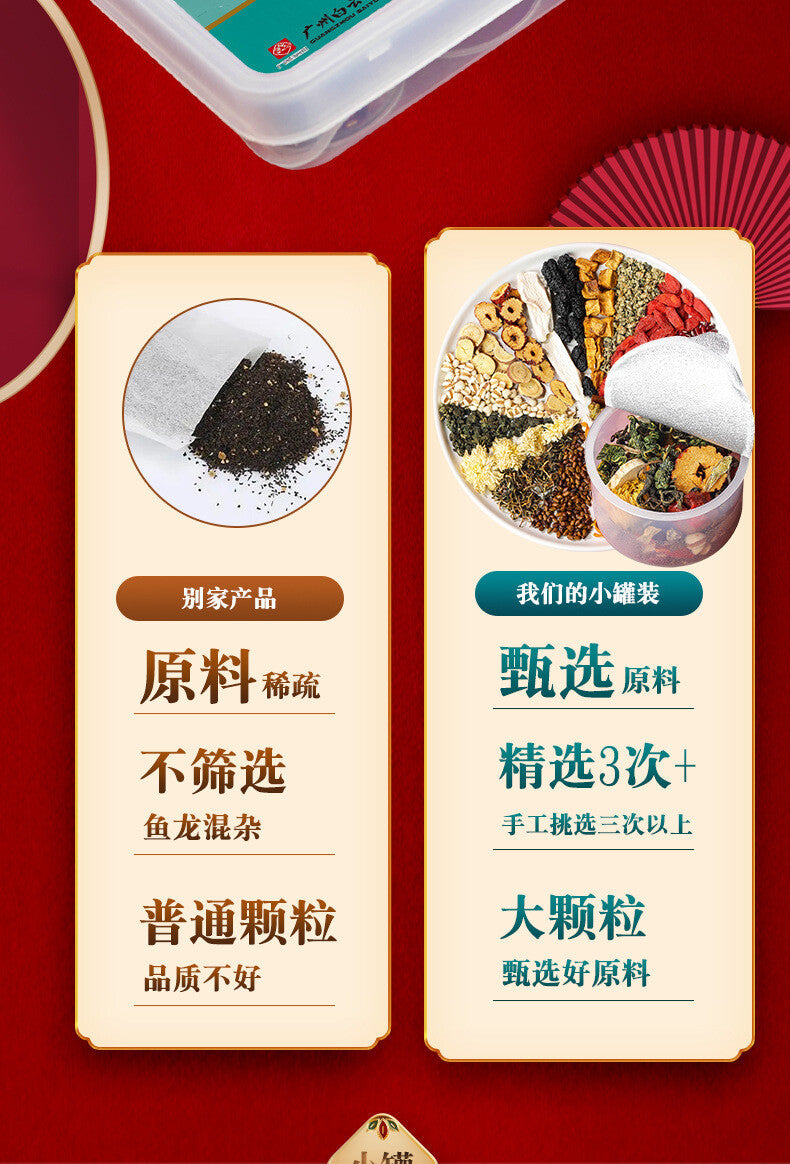 Nursing Gan 18 Flavours Chrysanthemum Cordyceps Yi-Gan Tea Small Tin 250g