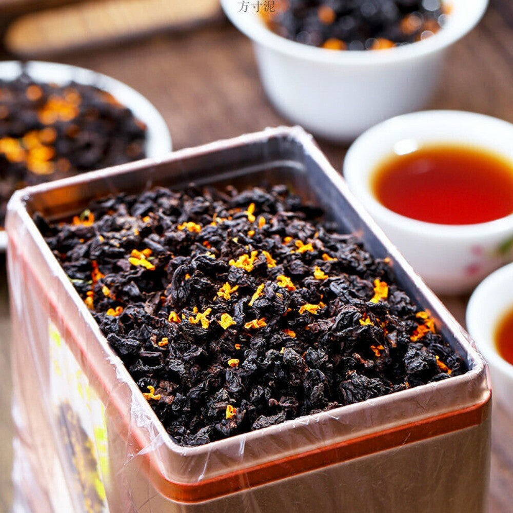 Osmanthus Charcoal Roasted Oolong Tea 250g Premium Black Loose Leaf Rich Aroma