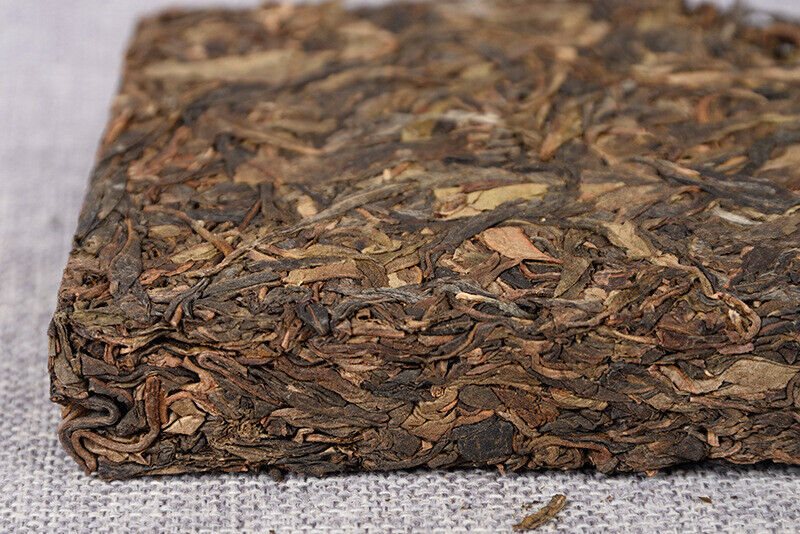 500g Yunnan Bangma Big Snow Mountain Raw Tea Brick Golden Leaf First Spring Tea