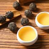 2018 Handmade Puerh Tea,Yiwu Sheng Puer Tea Dragon Pearl Mini Tuo Cha Raw 500g