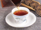 500g Yunnan Chenpi Pu'er tea cake citrus ripe tea black tea small jade cake